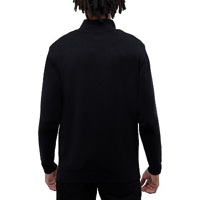 Men's Xray Quarter Zip Mockneck Sweater
