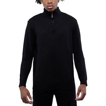 Men's Xray Quarter Zip Mockneck Sweater