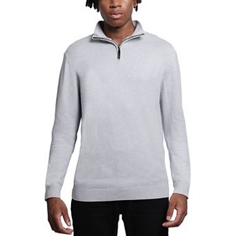 Men's Xray Quarter Zip Mockneck Sweater