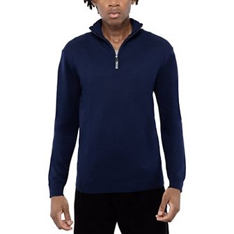 Men's Xray Quarter Zip Mockneck Sweater