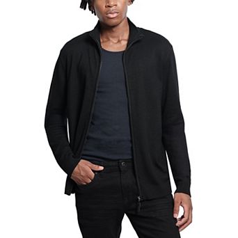 Men's Xray Full Zip Mockneck Sweater