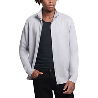 Men's Xray Full Zip Mockneck Sweater