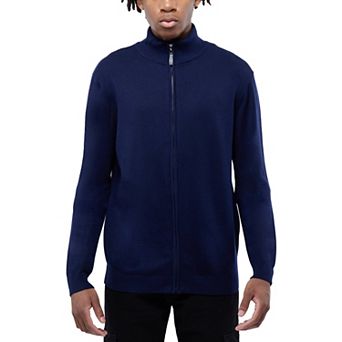 Men's Xray Full Zip Mockneck Sweater