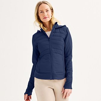 Petite Tek Gear® Mixed Media Jacket