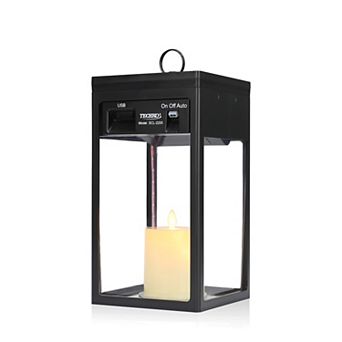 Techko Solar Large Modern Candle Lantern