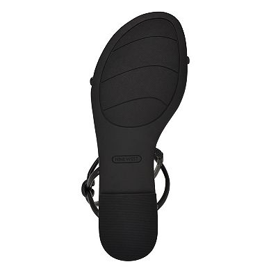 Nine West Women's Menson Flat Round Toe Casual Sandals