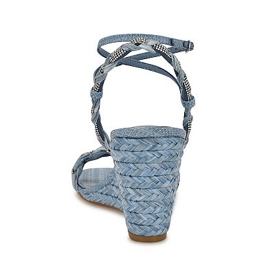 Nine West Nashy Women's Wedge Sandals