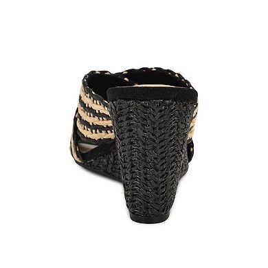 Nine West Novela Women's Slip-On Wedge Sandals