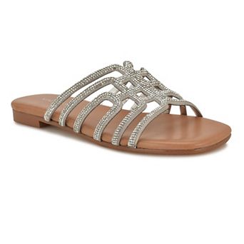 Nine West Timy Women's Slip-On Flat Strappy Sandals