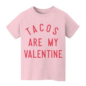 Kids 8-20 Tacos Valentine's Day Graphic Tee