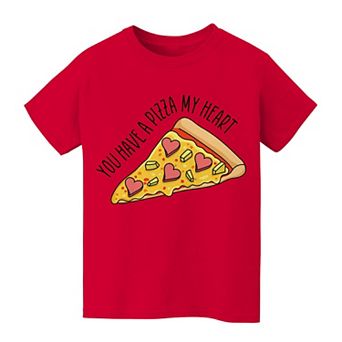 Kids 8-20 Have A Pizza My Heart Valentine's Day Graphic Tee