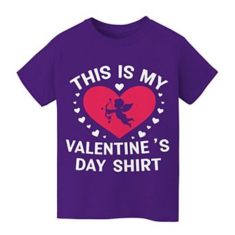 Kids 8-20 My Valentine's Day Shirt Graphic Tee