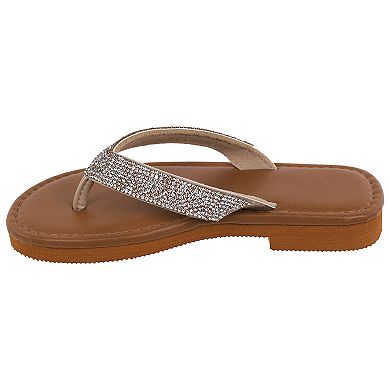 Elli by Capelli Girls' Sandal Design Slide Footwear