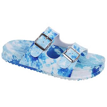 Elli by Capelli Girls' Slide Buckle Sandals