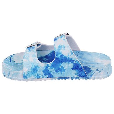 Elli by Capelli Girls' Slide Buckle Sandals