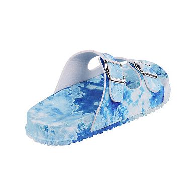 Elli by Capelli Girls' Slide Buckle Sandals