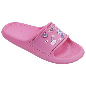 Elli by Capelli Girls' Unicorn Pillow Slides