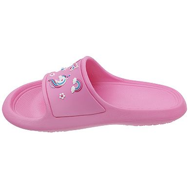 Elli by Capelli Girls' Unicorn Pillow Slides