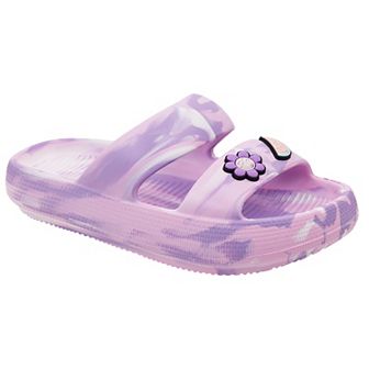 Elli by Capelli Girls' Tie Dye Pillow Slides