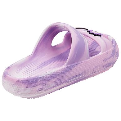 Elli by Capelli Girls' Tie Dye Pillow Slides