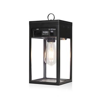 Techko Solar Portable Lantern with Edison Bulb