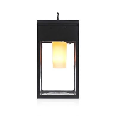Techko Solar Portable Lantern with Flame Effect