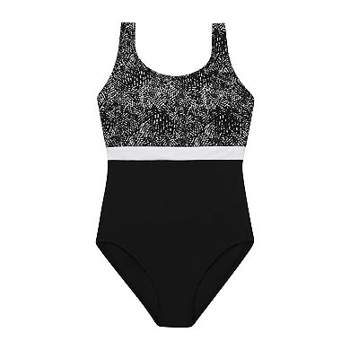 Women's Dolfin Aquashape Printed Scoop Back One-Piece Swimsuit