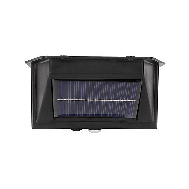 Techko Solar 4-pack Single Bulb Wall Light with Motion Sensor