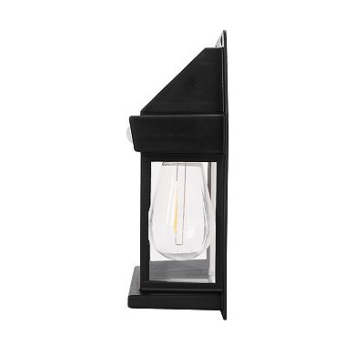 Techko Solar 4-pack Single Bulb Wall Light with Motion Sensor
