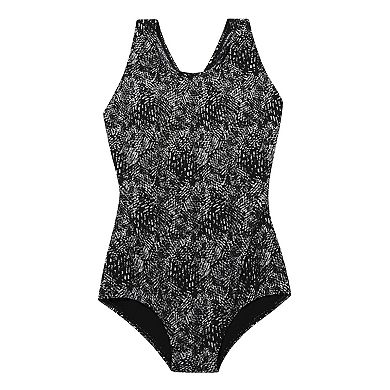 Women's Dolfin Aquashape Printed Lap One-Piece Swimsuit