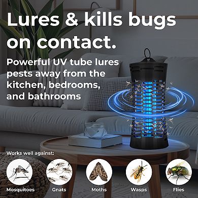Techko Indoor Bug Zapper with High-Powered UV Tube