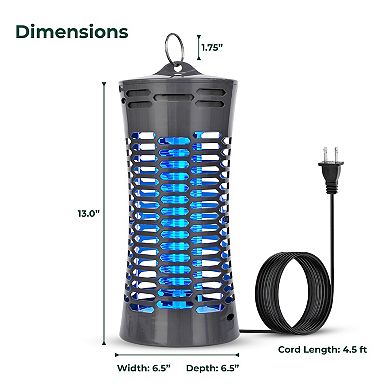 Techko Indoor Bug Zapper with High-Powered UV Tube