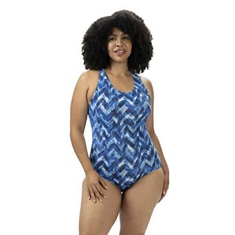 Women's Dolfin Aquashape Printed Lap Retreat One-Piece Swimsuit