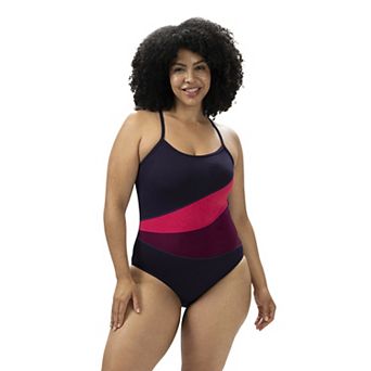 Women's Dolfin Aquashape Color Block One-Piece Swimsuit