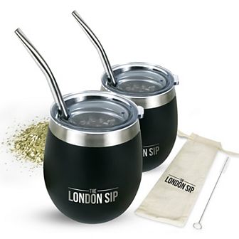 London Sip 8 oz Yerba Mate Cup Set