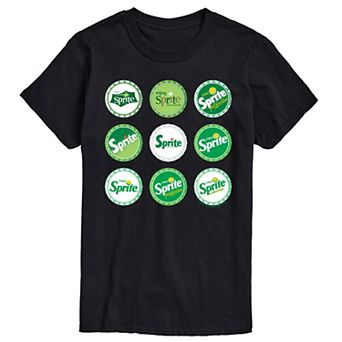 Big & Tall Sprite Bottle Cap Evolution Graphic Tee