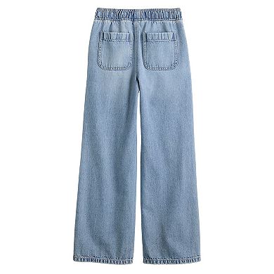 Girls 6-20 SO® Pull-On Pleated Wide Leg Pants in Regular & Plus Size