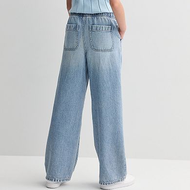 Girls 6-20 SO® Pull-On Pleated Wide Leg Pants in Regular & Plus Size