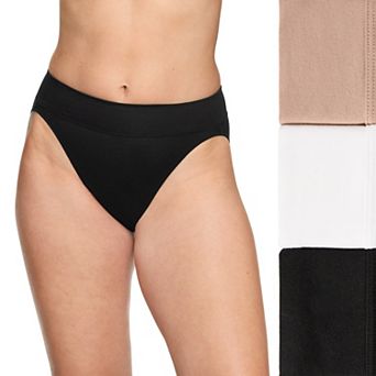Women's Warners No Pinching No Problems® 3 pk Dig-Free Mid-Waist Hi-Cut Panty RT4403P