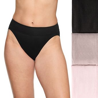 Women's Warners No Pinching No Problems® 3 pk Dig-Free Mid-Waist Hi-Cut Panty RT4403P