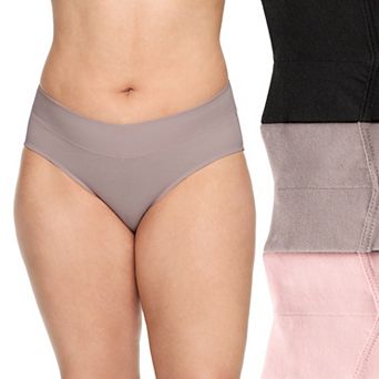 Women's Warners No Pinching No Problems® 3 pk Dig-Free Mid-Waist Hipster Panty Set RU4403P