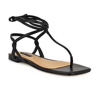 Nine West Norta Square Toe Casual Women's Flat Sandals