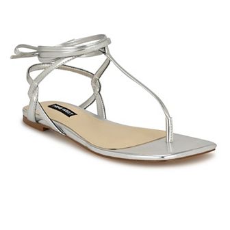 Nine West Norta Square Toe Casual Women's Flat Sandals