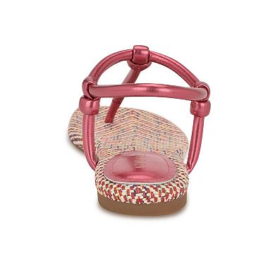 Nine West Nortny Women's Casual Square Toe Flat Sandals