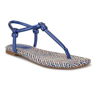 Nine West Nortny Women's Casual Square Toe Flat Sandals
