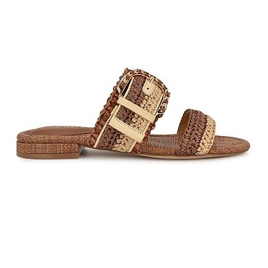Nine West Sameey Open Toe Slip-On Women's Flat Sandals