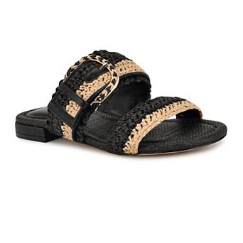 Nine West Sameey Open Toe Slip-On Women's Flat Sandals