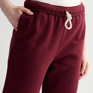Juniors' SO Foldover Fleece Jogger Pants