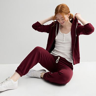 Juniors' SO Foldover Fleece Jogger Pants