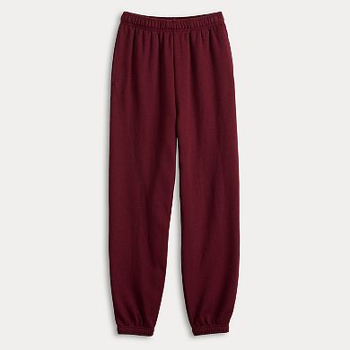 Juniors' SO Foldover Fleece Jogger Pants